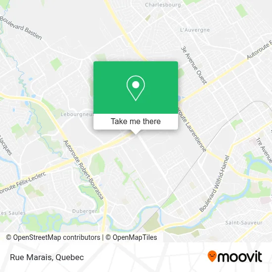 Rue Marais map