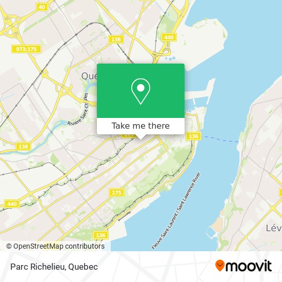 Parc Richelieu map