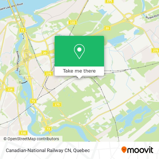 Canadian-National Railway CN map