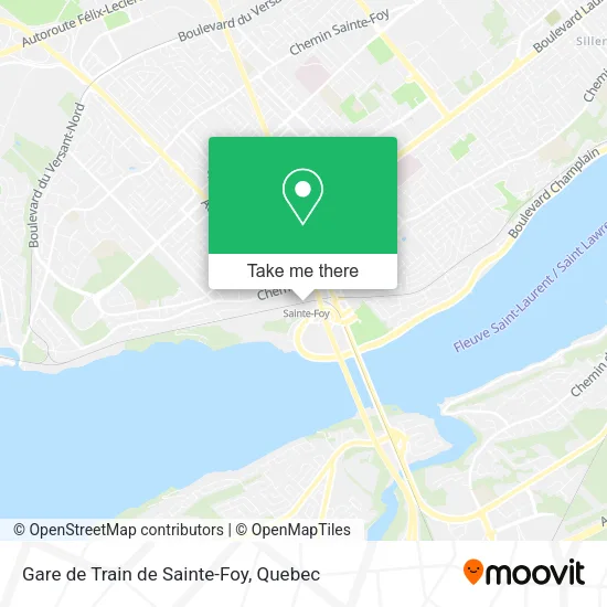 Gare de Train de Sainte-Foy map