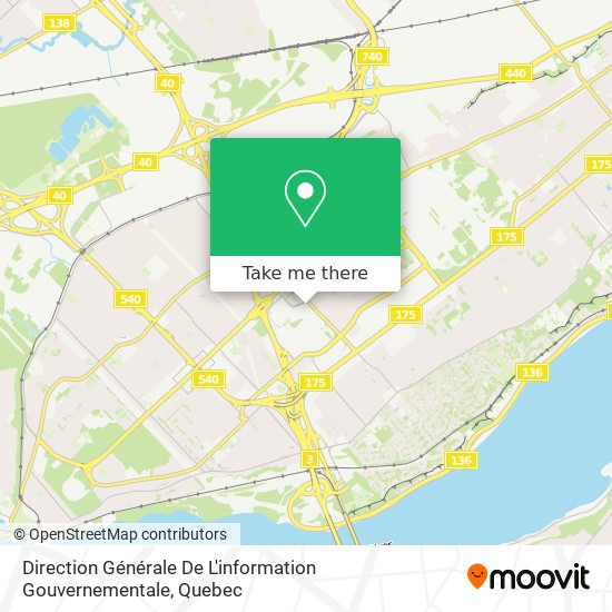 Direction Générale De L'information Gouvernementale map