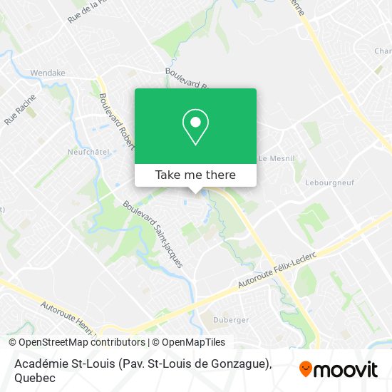 Académie St-Louis (Pav. St-Louis de Gonzague) map