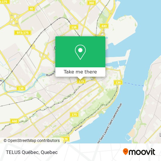 TELUS Québec map