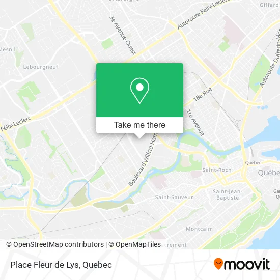 Place Fleur de Lys map