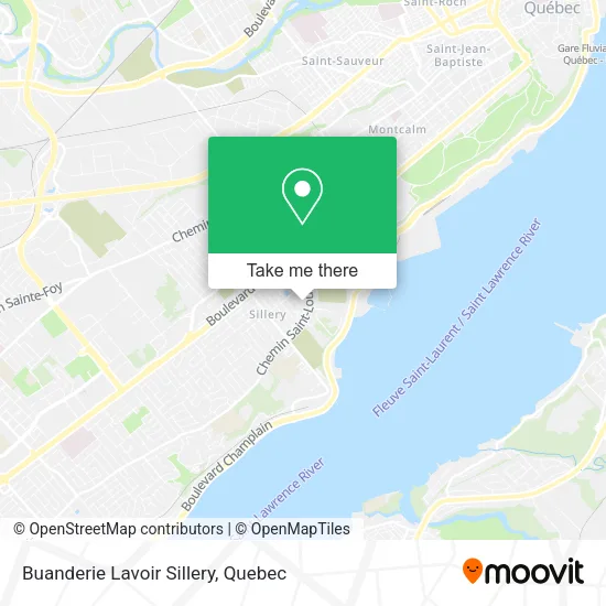 Buanderie Lavoir Sillery map