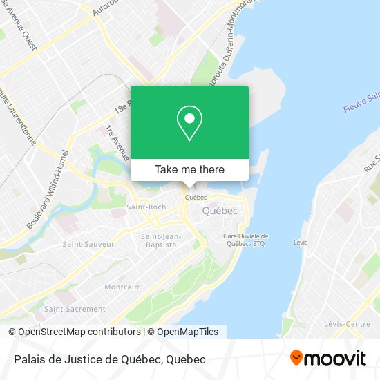 Palais de Justice de Québec map