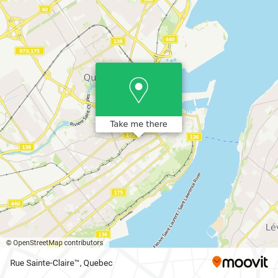 Rue Sainte-Claire™ map