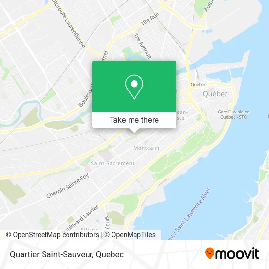 Quartier Saint-Sauveur map
