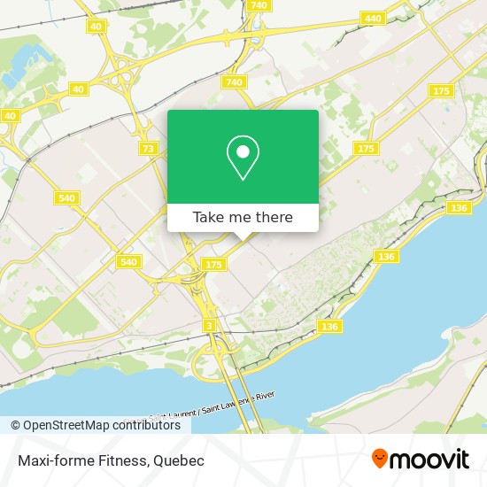 Maxi-forme Fitness map