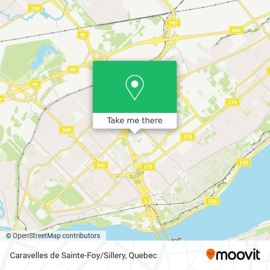 Caravelles de Sainte-Foy / Sillery map