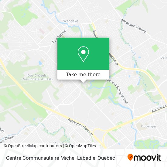 Centre Communautaire Michel-Labadie map