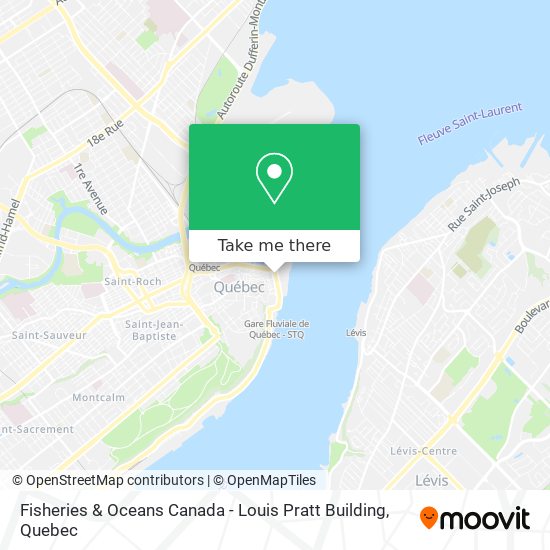 Fisheries & Oceans Canada - Louis Pratt Building map