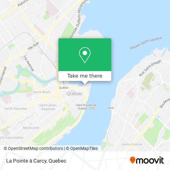 La Pointe à Carcy map