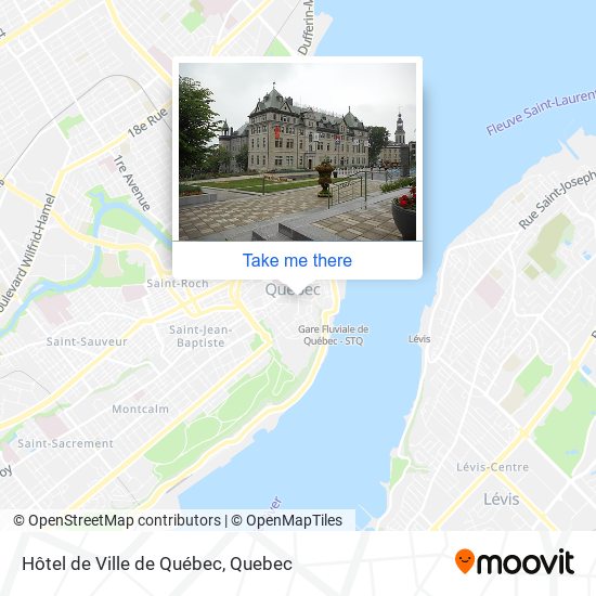Hôtel de Ville de Québec map