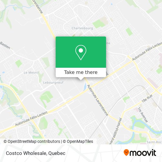 Costco Wholesale map