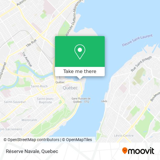 Réserve Navale map