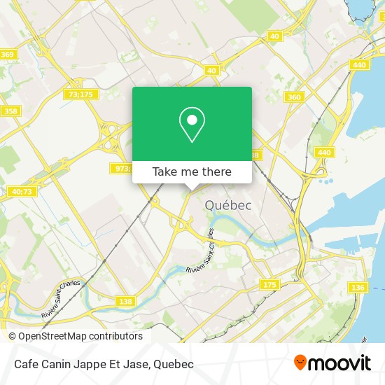Cafe Canin Jappe Et Jase map