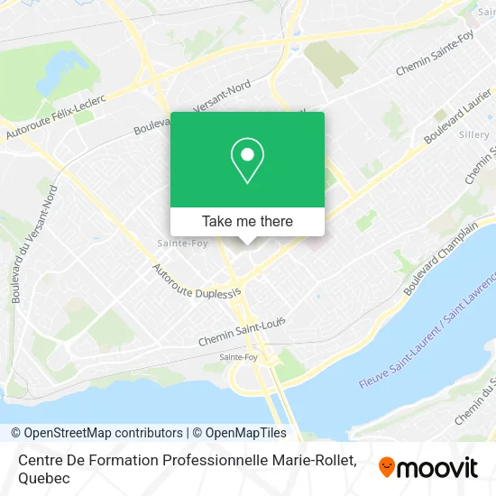 Centre De Formation Professionnelle Marie-Rollet map