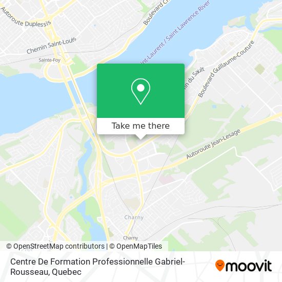Centre De Formation Professionnelle Gabriel-Rousseau map