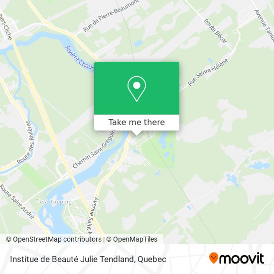 Institue de Beauté Julie Tendland map