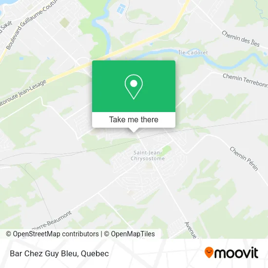 Bar Chez Guy Bleu map