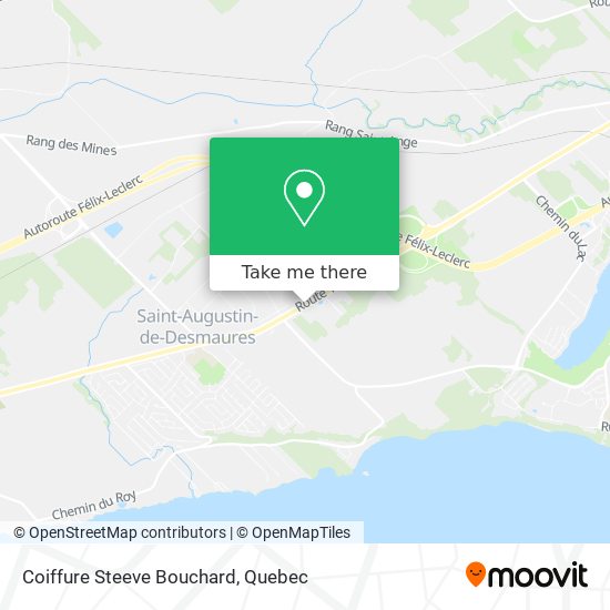 Coiffure Steeve Bouchard map