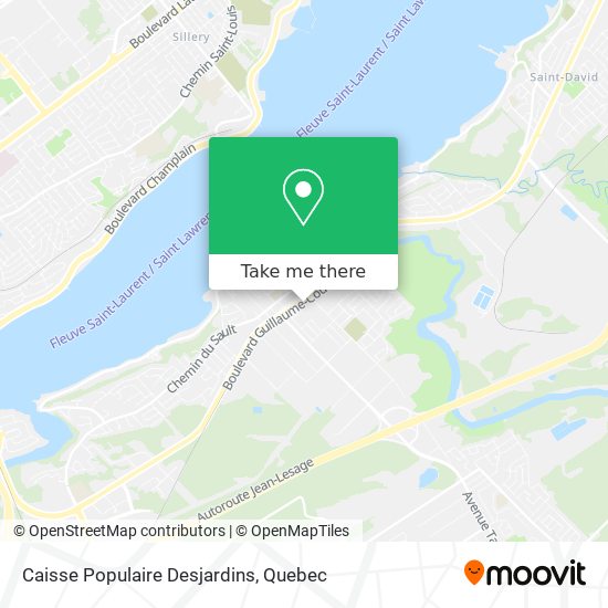 Caisse Populaire Desjardins map