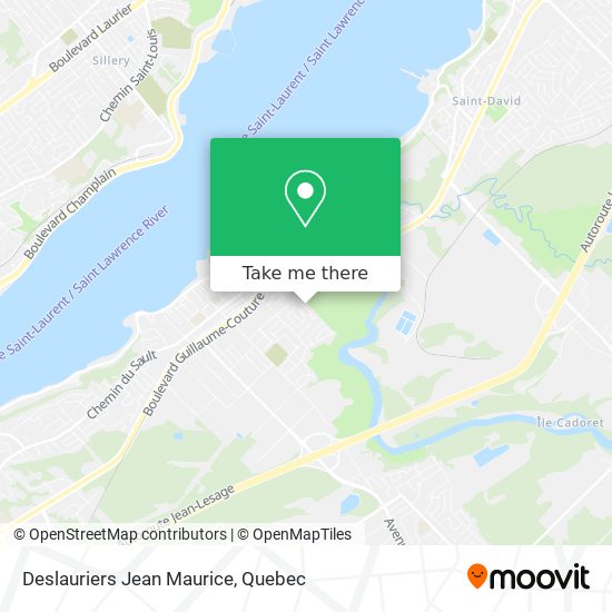 Deslauriers Jean Maurice map