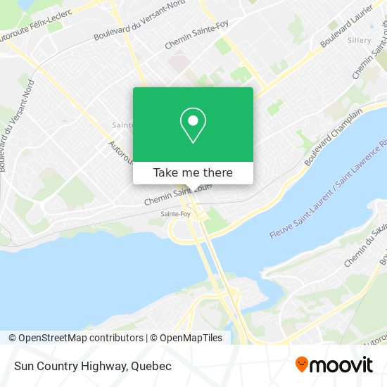 Sun Country Highway map