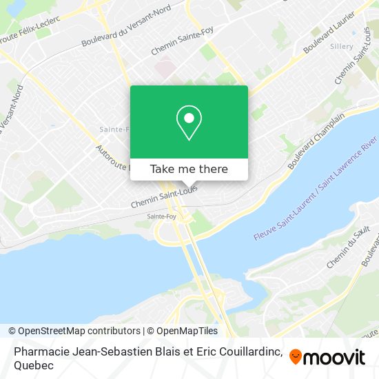 Pharmacie Jean-Sebastien Blais et Eric Couillardinc map