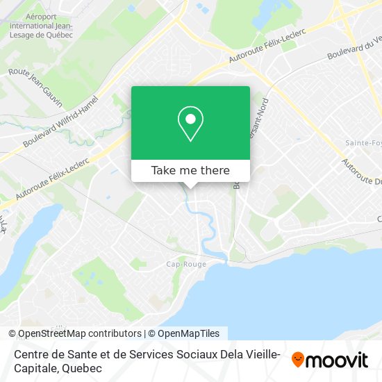 Centre de Sante et de Services Sociaux Dela Vieille-Capitale map