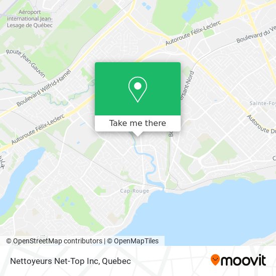 Nettoyeurs Net-Top Inc map