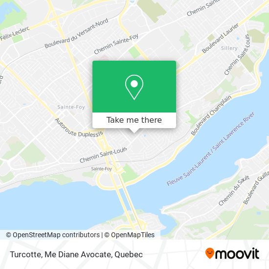 Turcotte, Me Diane Avocate map