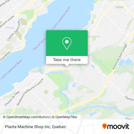 Plante Machine Shop Inc map