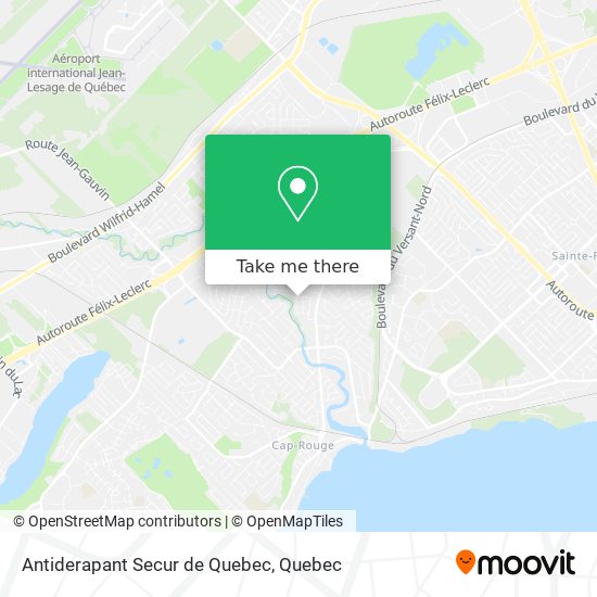 Antiderapant Secur de Quebec map