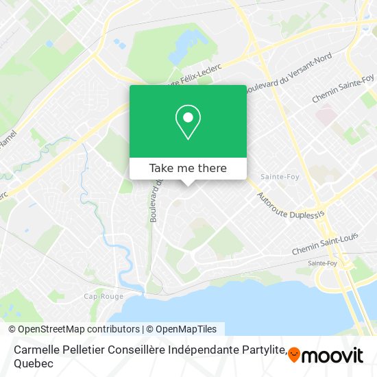 Carmelle Pelletier Conseillère Indépendante Partylite map