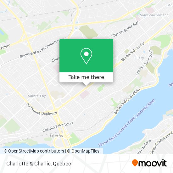 Charlotte & Charlie map