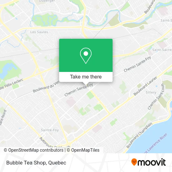 Bubble Tea Shop map