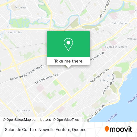 Salon de Coiffure Nouvelle Ecriture map