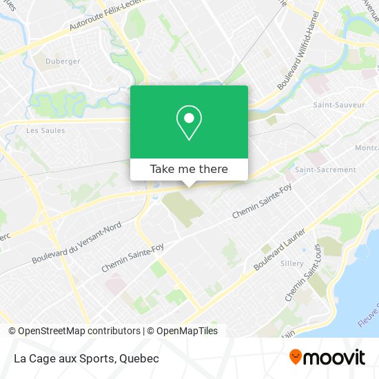 La Cage aux Sports map
