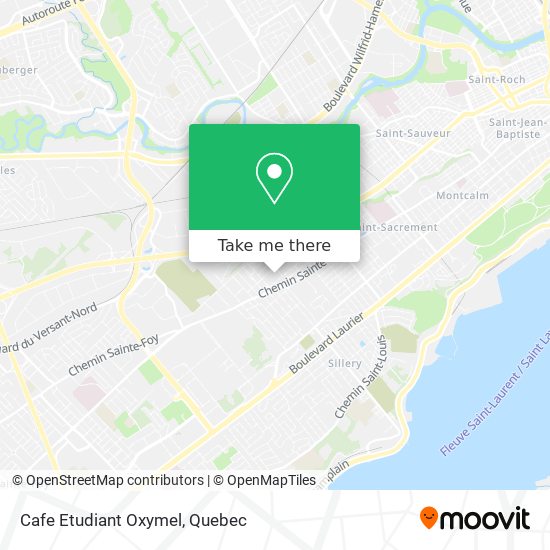 Cafe Etudiant Oxymel map