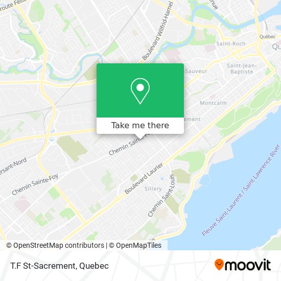 T.F St-Sacrement map