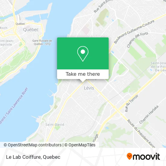 Le Lab Coiffure map