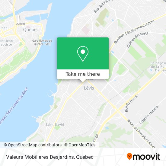 Valeurs Mobilieres Desjardins map