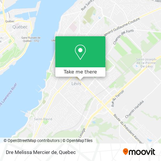 Dre Melissa Mercier de map