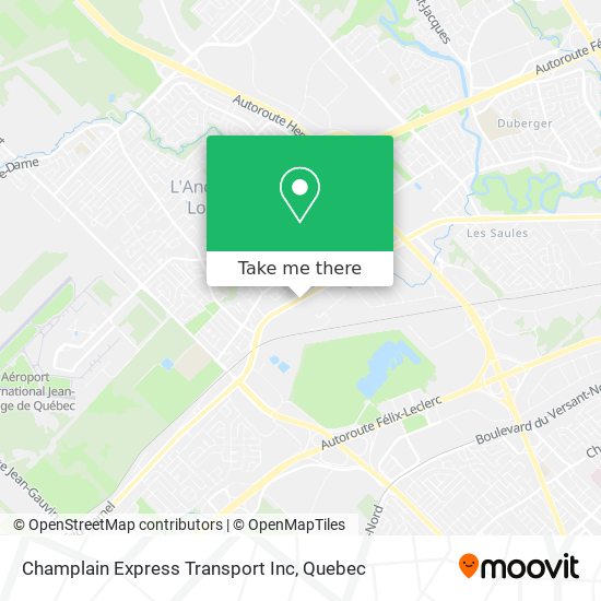 Champlain Express Transport Inc map