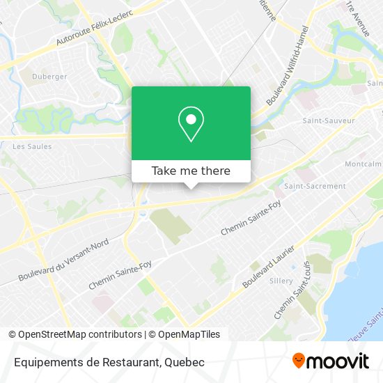 Equipements de Restaurant map