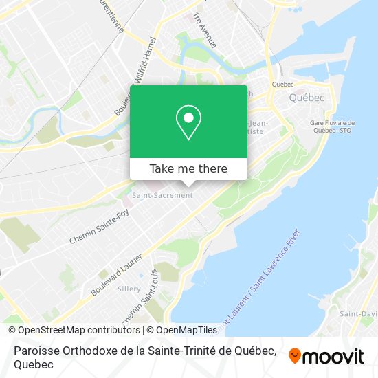 Paroisse Orthodoxe de la Sainte-Trinité de Québec map