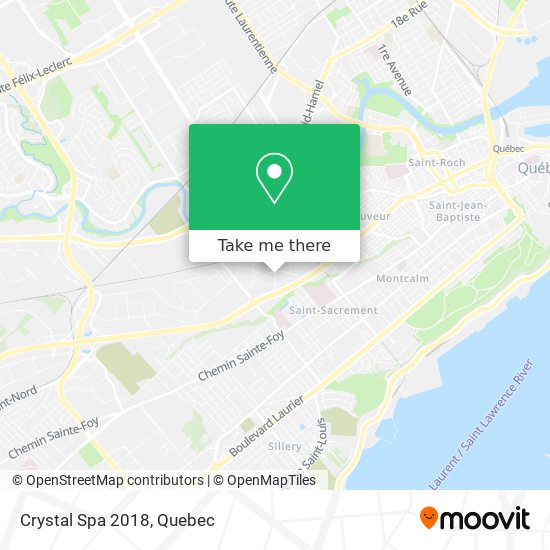 Crystal Spa 2018 map