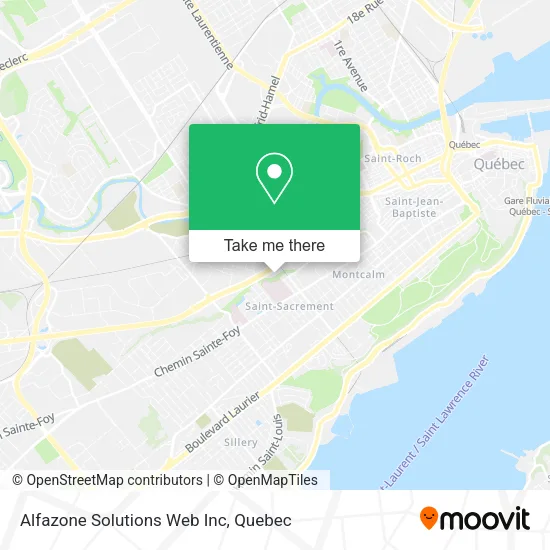 Alfazone Solutions Web Inc map